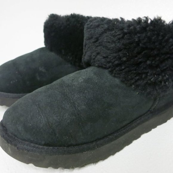 UGG Australia Classic Mini Fluff Women's Sheepskin Ankle Boots 6 - Picture 1 of 5